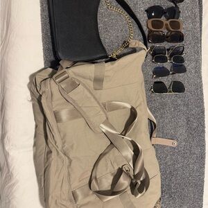 Men's Tan Duffel Bag